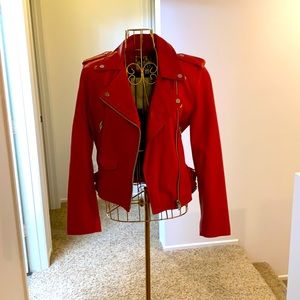 Walter Baker motto leather jacket